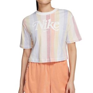Nike pastel rainbow crop top